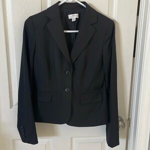 LOFT Black Two Button Blazer, size 4.